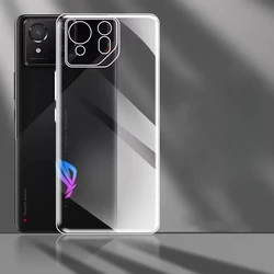 Premium Clear TPU Silicone Protective Case for ROG Phone 9 Pro (Transparent)