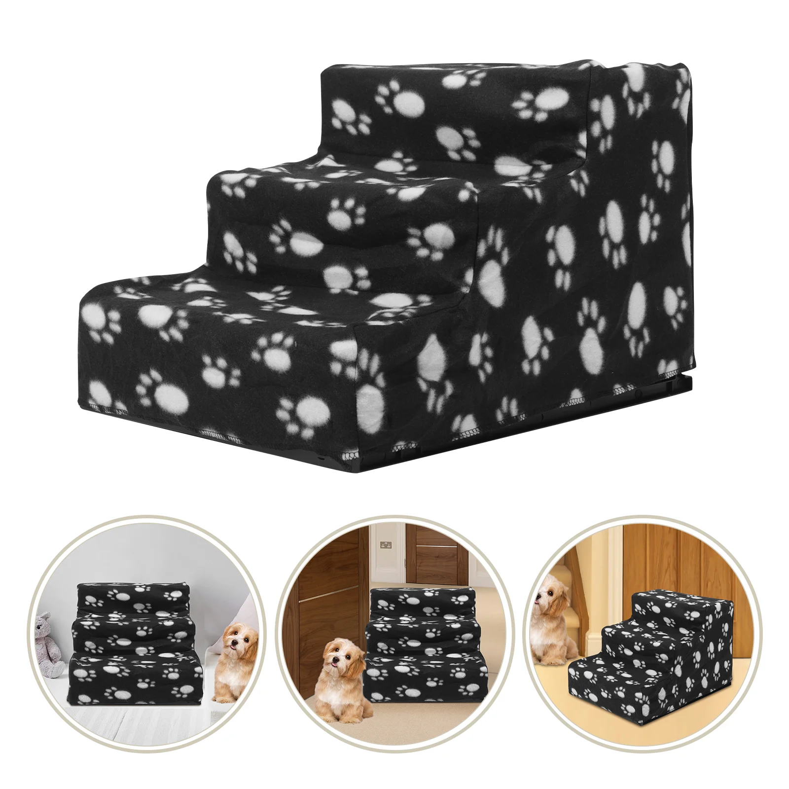 

Pet Stair Puppy Ladder Non Slip Pet Ladder Indoor Dog Ladder for Sofa Bed