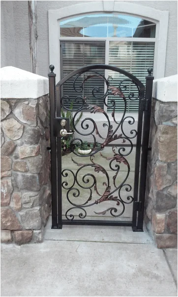 Hot Selling High Quality Wrought Iron Gate Design Iron Gates Wrought Iron Gate 5