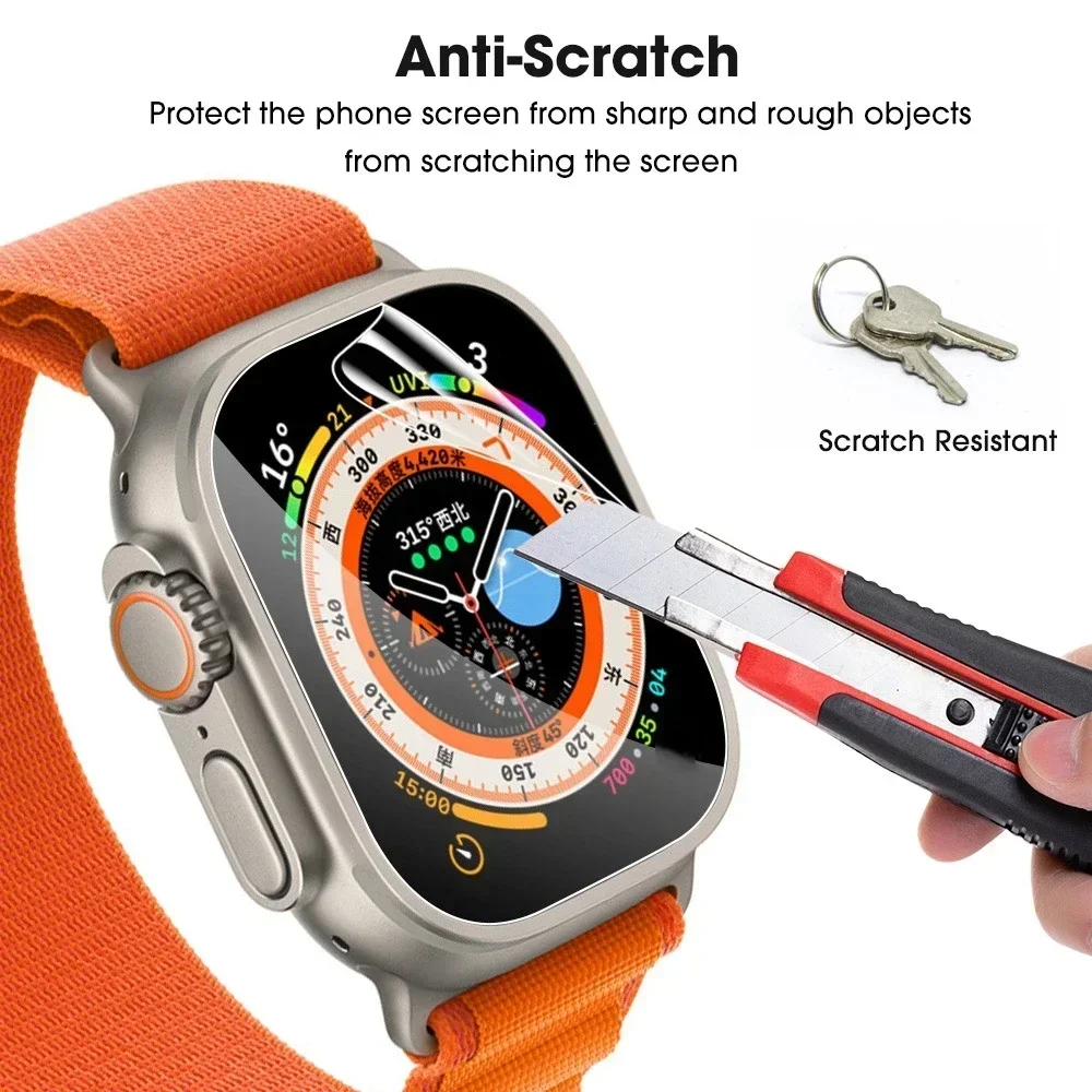 Apple Watch 시리즈 Ultra 8 7 6 SE 5 4 3 액세서리 iwatch 49mm 44mm 40mm 45mm 41mm 필름 커버 Apple Watch 화면 보호기