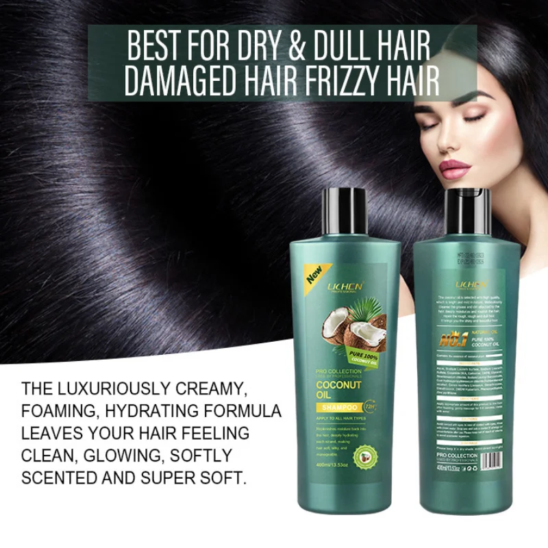 

Nourishing Coconut Milk Oil Moisturizing Shampoo for Strong Healthy Hair Damage Repair Hydration for Dry Hair and Itchy Scalp