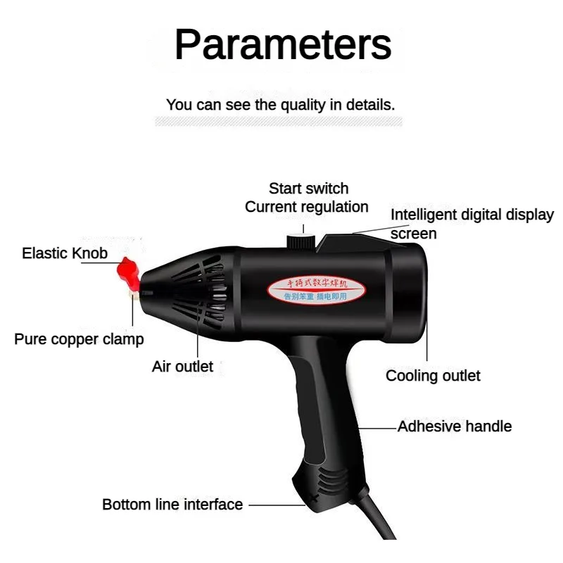 Portable Welding Machine 220V Household Portable Small Mini All Digital Intelligent All Copper Automatic Welding Machine 3