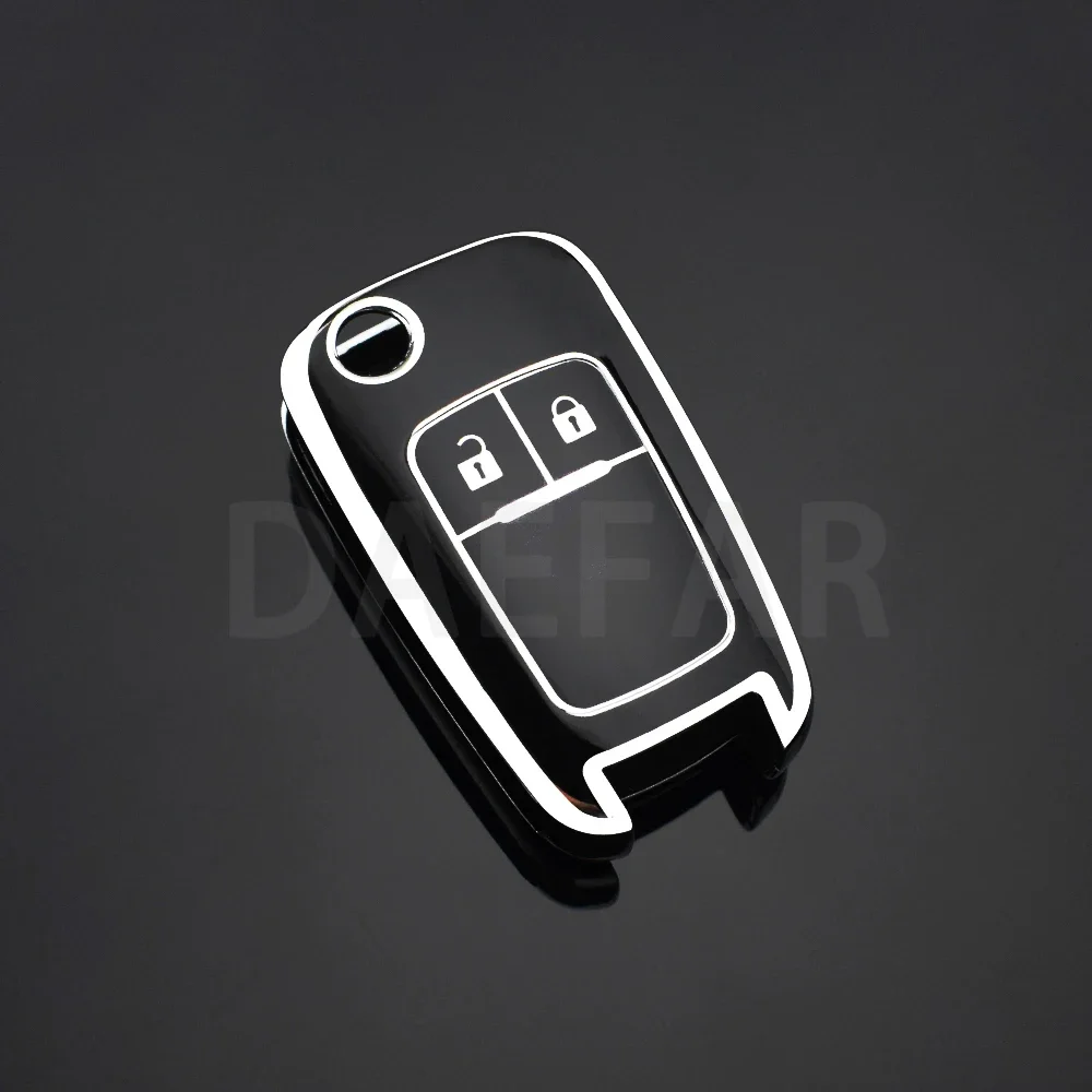 뷰익 쉐보레 크루즈 에피카 로바 카마로 임팔라 아베오 말리부 세일 올랜도 트랙스 스파크 TPU 자동차 키 케이스 키 쉘, 2 버튼, 3 버튼, 4 버튼