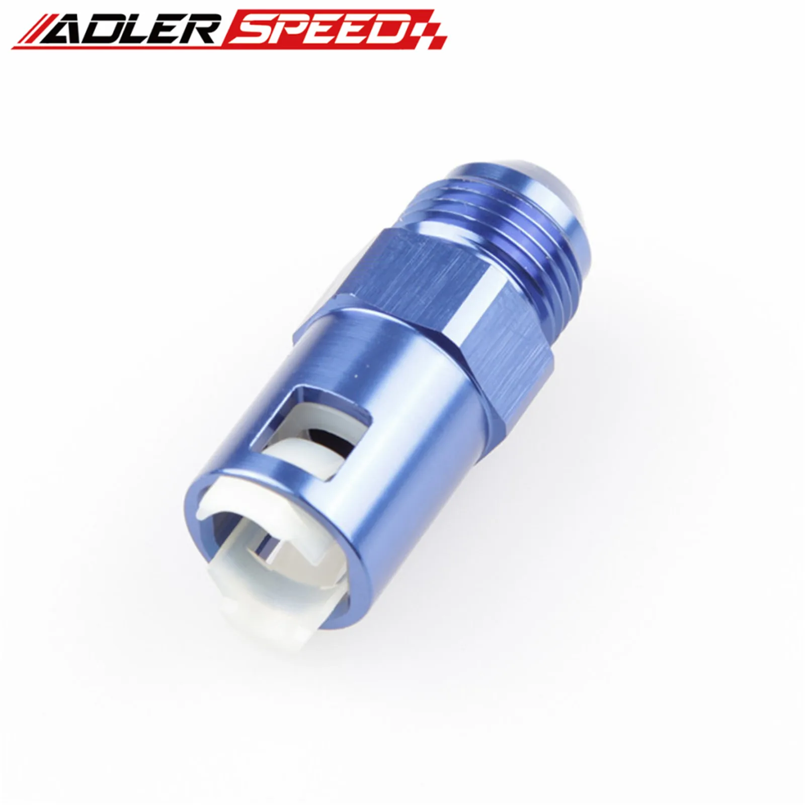 ADLERSPEED AN6-5/16 AN-6-3/8 AN8-3/8 암 빠른 연결 연료 라인 레일 어댑터, 파란색
