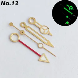 Green Luminous GMT Hands for NH34 Movement - Watch Accessory Parts (No.13)
