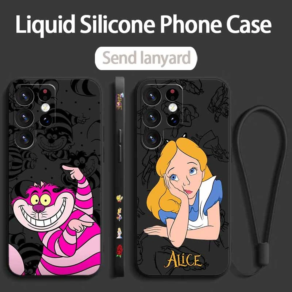 Alice in Wonderland Liquid Left Rope Phone Case