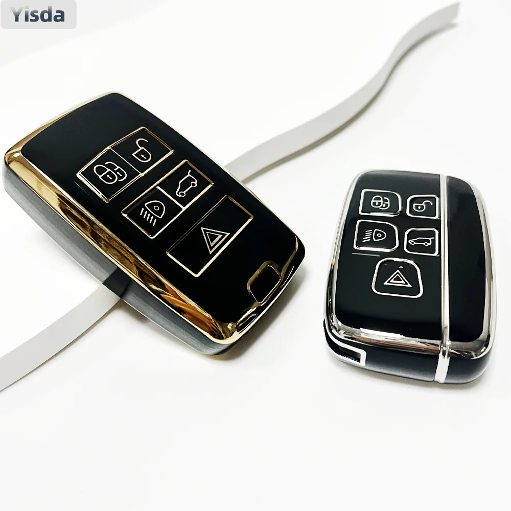 Key-Fob-Cover-with-Keychain-for-Land-Rover-LR4-Range-Rover-Sport-Evoque ...