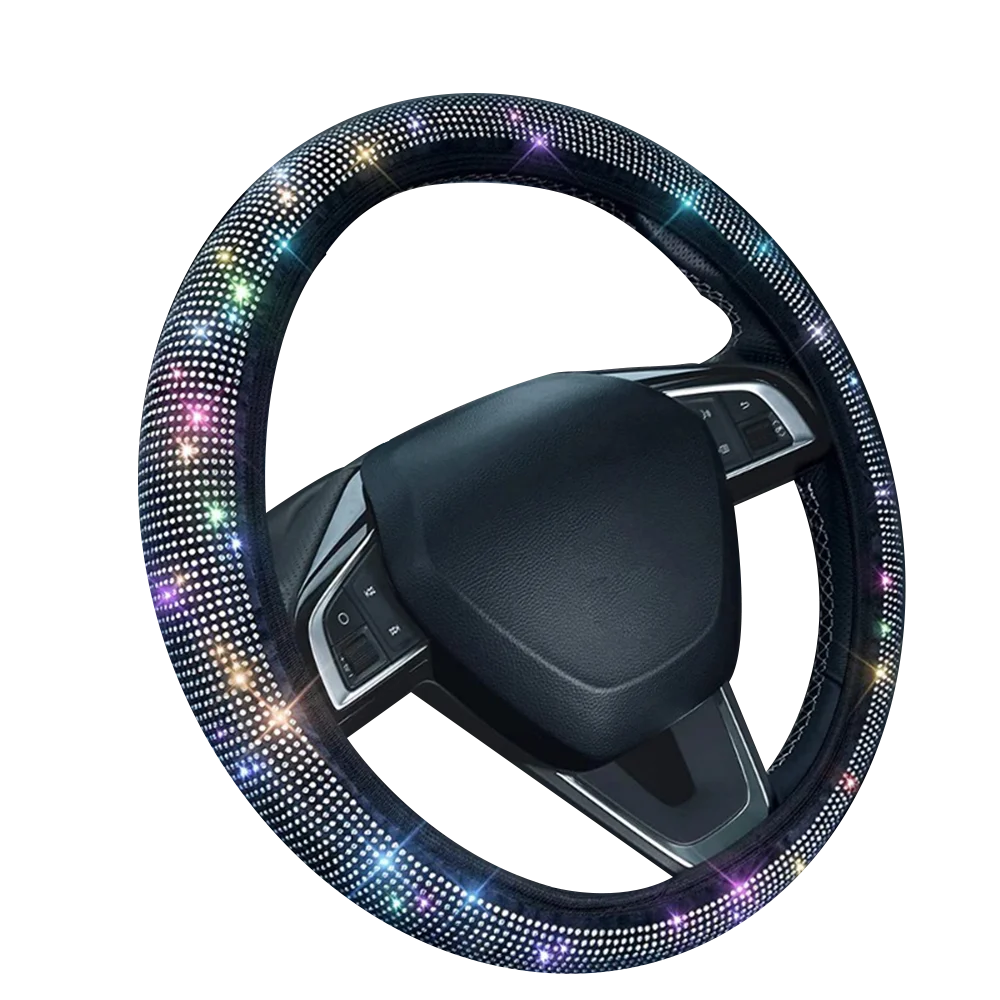 Coprivolante Universale Antiscivolo per Auto, Misura Universale Adatta per Volanti da 15 Pollici/38cm di Diametro, Accessori Auto alla Moda - Image 4