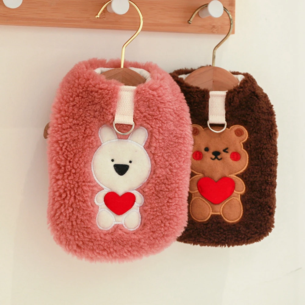 

Bear Vest Cotton Leash Pet Clothing Dogs Coat for Dog Clothes Costume For Small Medium French Bulldog Chihuahua Pet Outfit