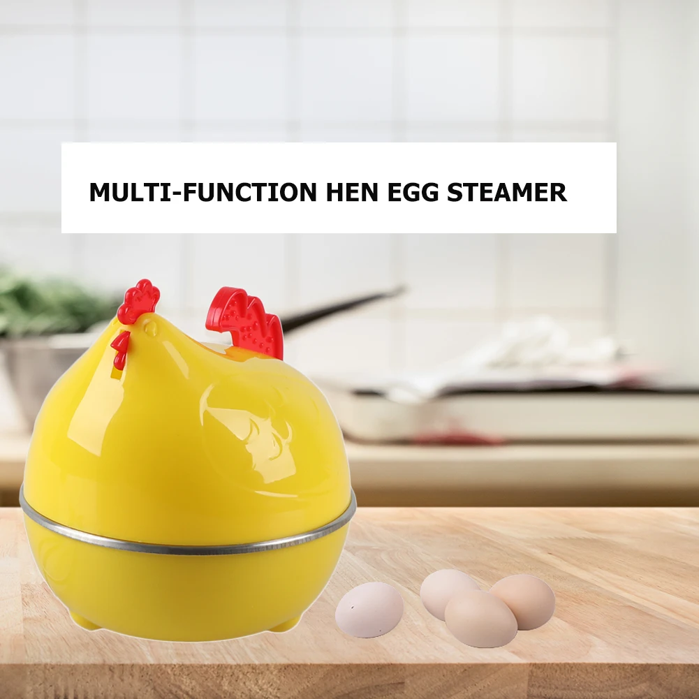 Eggs Boiler Steamer Stainless Steel Auto-Off Omelette Cooking Tools Quickly Makes Eggs Rapid Egg-Maker & Poacher for Breakfast 3