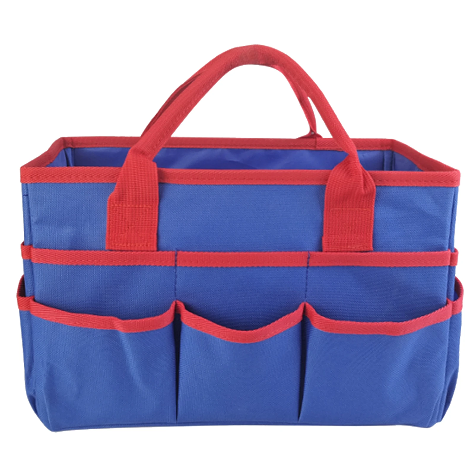 

Oxford Cloth Sewing Craft Art Teachers Caddy Multipurpose Cleaning Supplies Tote Bag Tool With Handle Pets Blue Red Waterproof