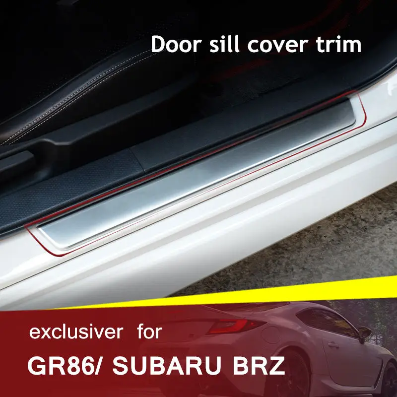 door-sill-trim-sticker-for-toyota-gr86-subaru-brz-2022-pedal-protector-stainless-steel-carbon-fiber-pattern-car-accessories