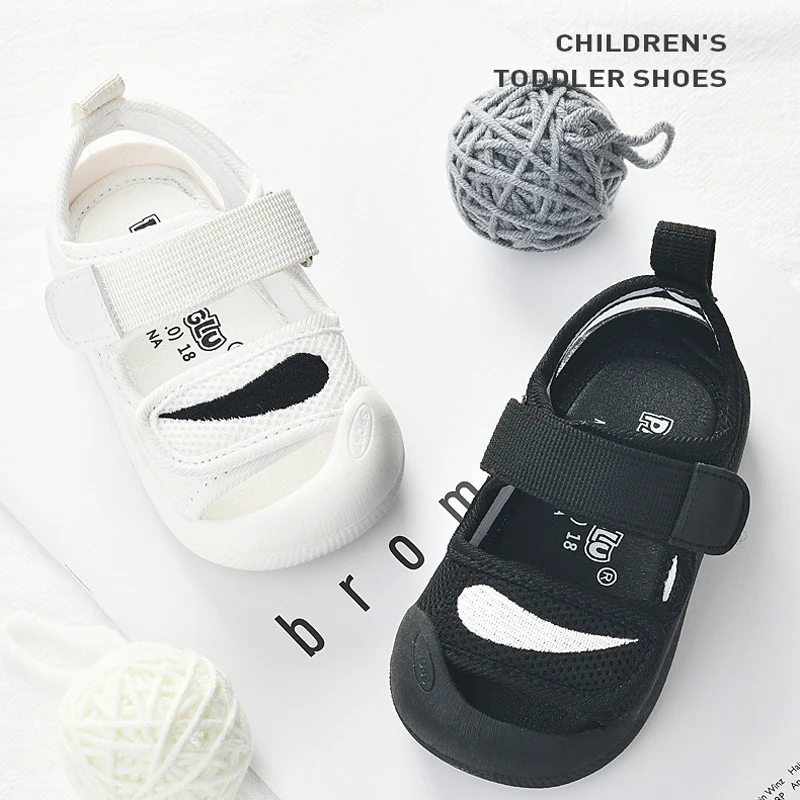

2023 Kids Summer Mesh Breathable Non-Skid Toddler Shoes 10M-4Y Baby Boys Girls Sandals Lightweight School Shoes Prewalker