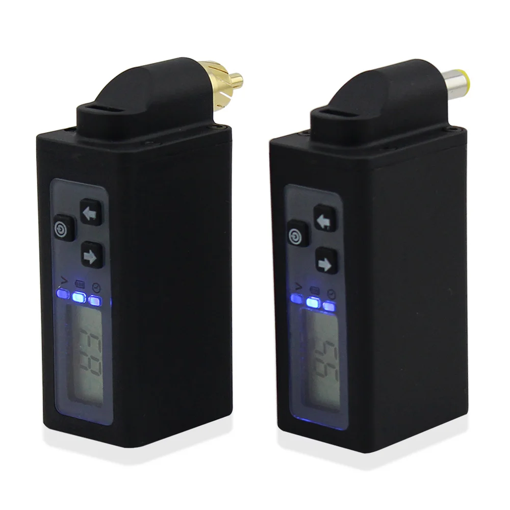 

HQ 2000mAh Wireless Tattoo Power Supply RCA DC Interface Digital Battery Rechargable Mini Power Supply For Tattoo Pen Rotary Mac