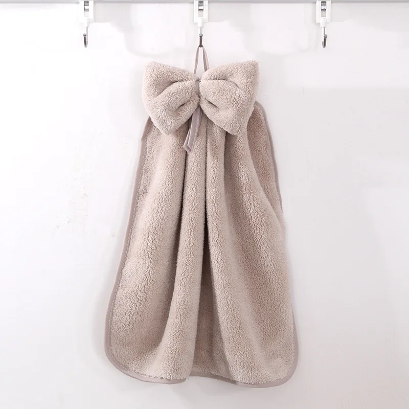 Bow Hand Towels with Hanging Loop - Online Factory Shop