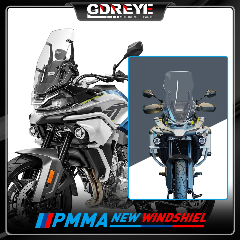 

Новый высококачественный ветровой экран для мотоцикла CFMOTO 800MT MT800 800 MT экран ветрового стекла прозрачные ветровые дефлекторы