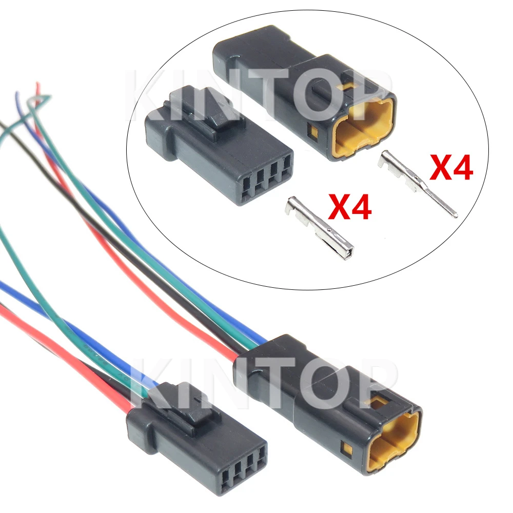 

1 Set 4 Pins 04T-JWPF-VSLE-S 04R-JWPF-VSLE-S Car Electric Cable Connector with Wires Auto Male Plug Female Socket