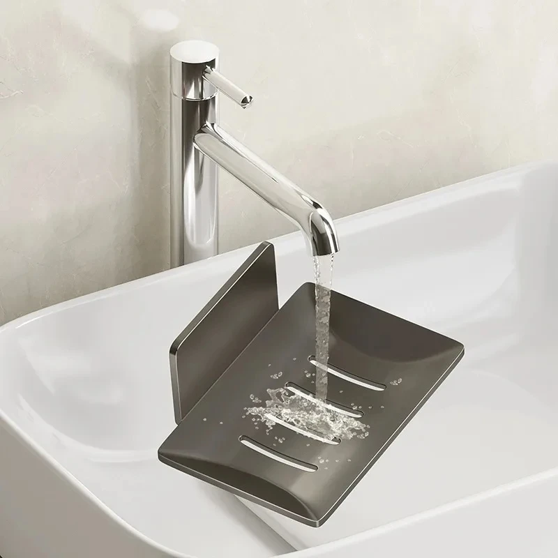 Soap Holder Bathroom Soap Tray Wall Mounted Soap Sponge Holder For Kitchen