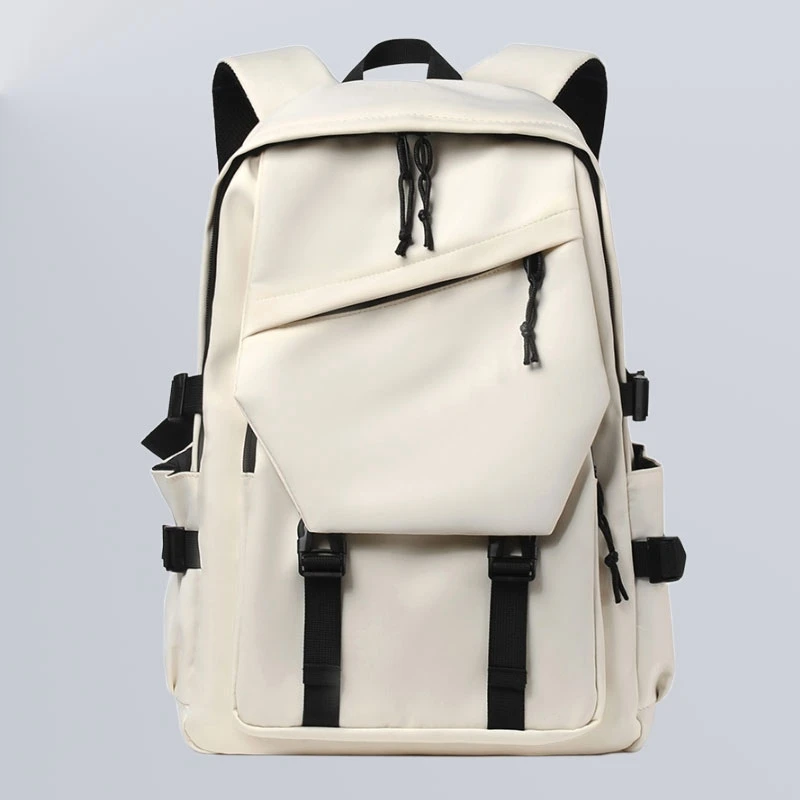 New 2024 Fashionable High Quality Fabric School Bag, Simple Couple Backpack, Leisure Commuting, Large Capacity Student Backpack