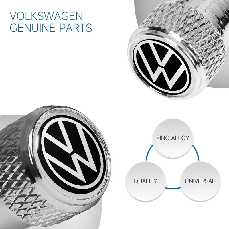 4pcs Stylish Car Wheel Tire Valve Caps