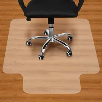 36"X48" Clear PVC Carpet Rug Protective Chair Mat Pad for Floor Office Rolling Chair 1