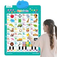 Poster for Toddler Electronic English Alphabet Wall Chart Music Talking Poster Preschool Educational Interactive Baby Kid Toy 1