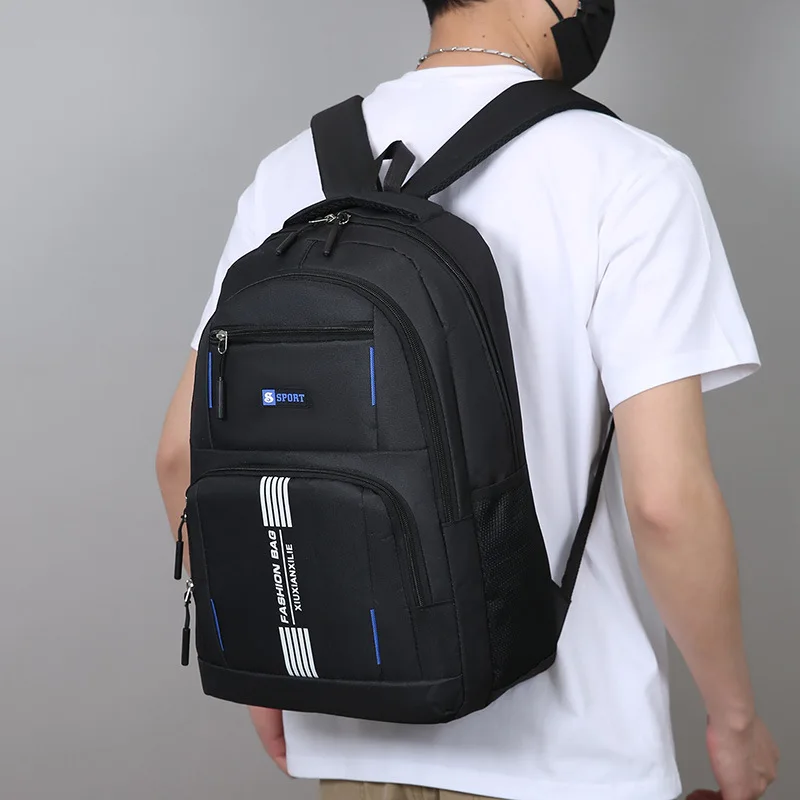 Men's Backpack New Business Commuter Backpack Lightweight Multi-Pocket Leisure Travel Backpack - 3