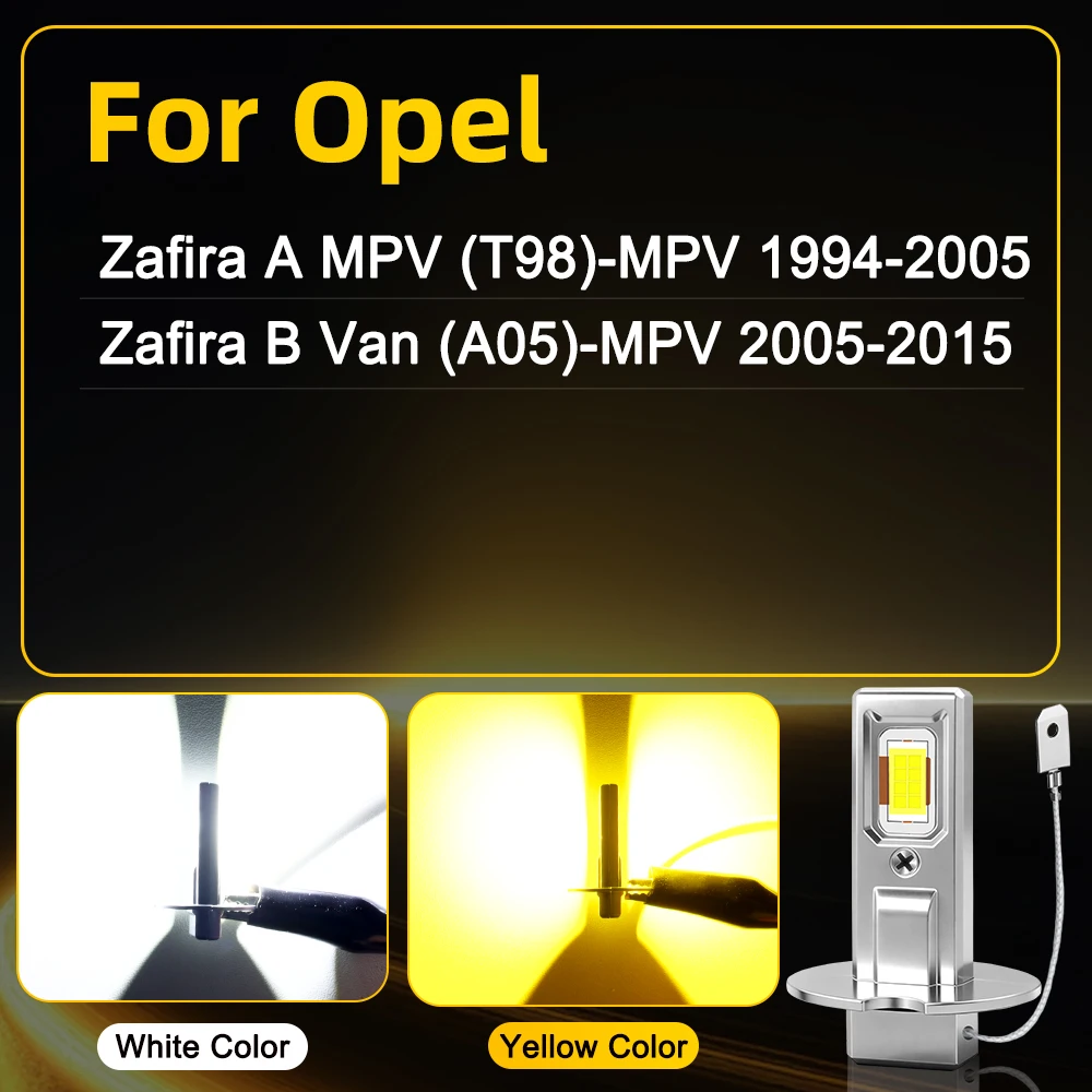 Opel Zafira A B 튜닝 액세서리 용 LED 안개등 자동차 안개 램프 전구 2000-2007 2008 2009 2010 2011 2012 2013 2014 2015 2PCS