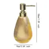 Hand Soap Dispenser Bathroom Liquid Container Sturdy Leakproof Empty 380ml Home Decor for Hotel Laundry Bathroom Countertop 6
