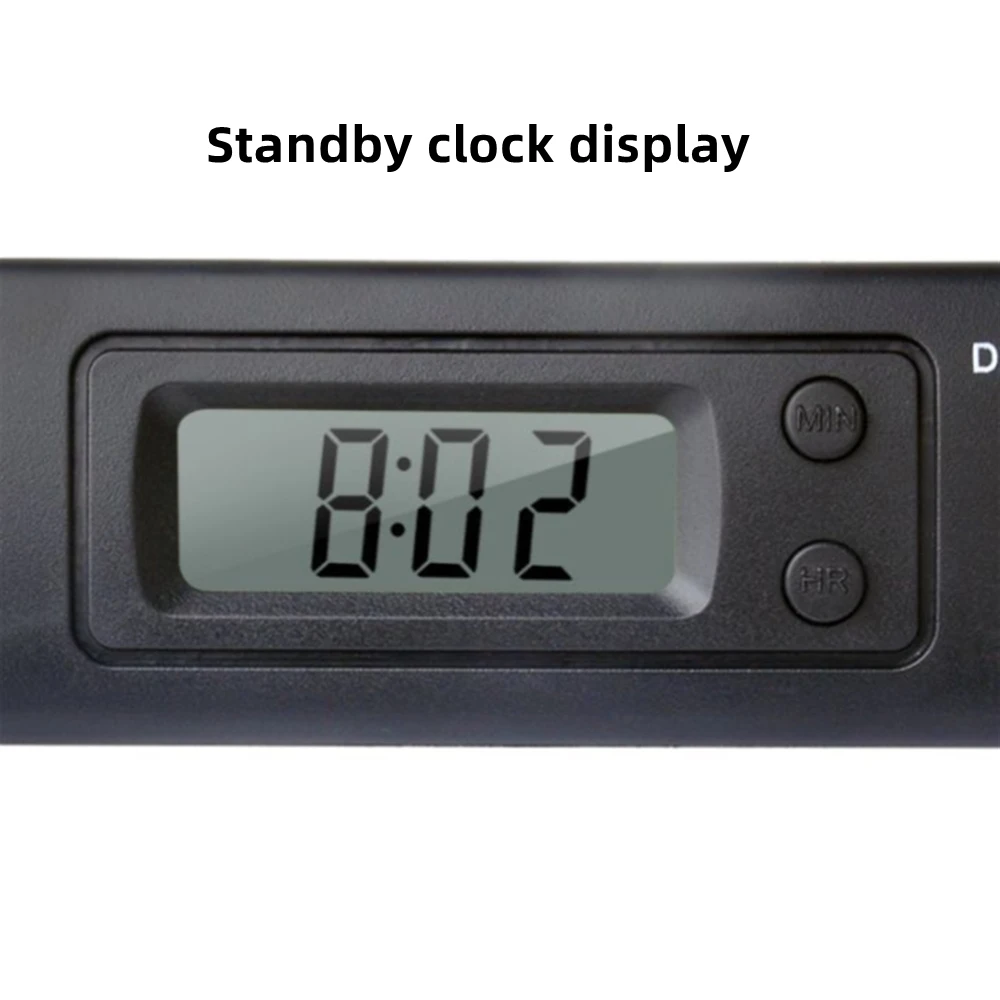 DS-1 Auto Thermometer LCD Display C/F Uhr Temperatur Sensor Controller  Indoor Outdoor Thermostat Mit Sonde Für Fahrzeug Auto