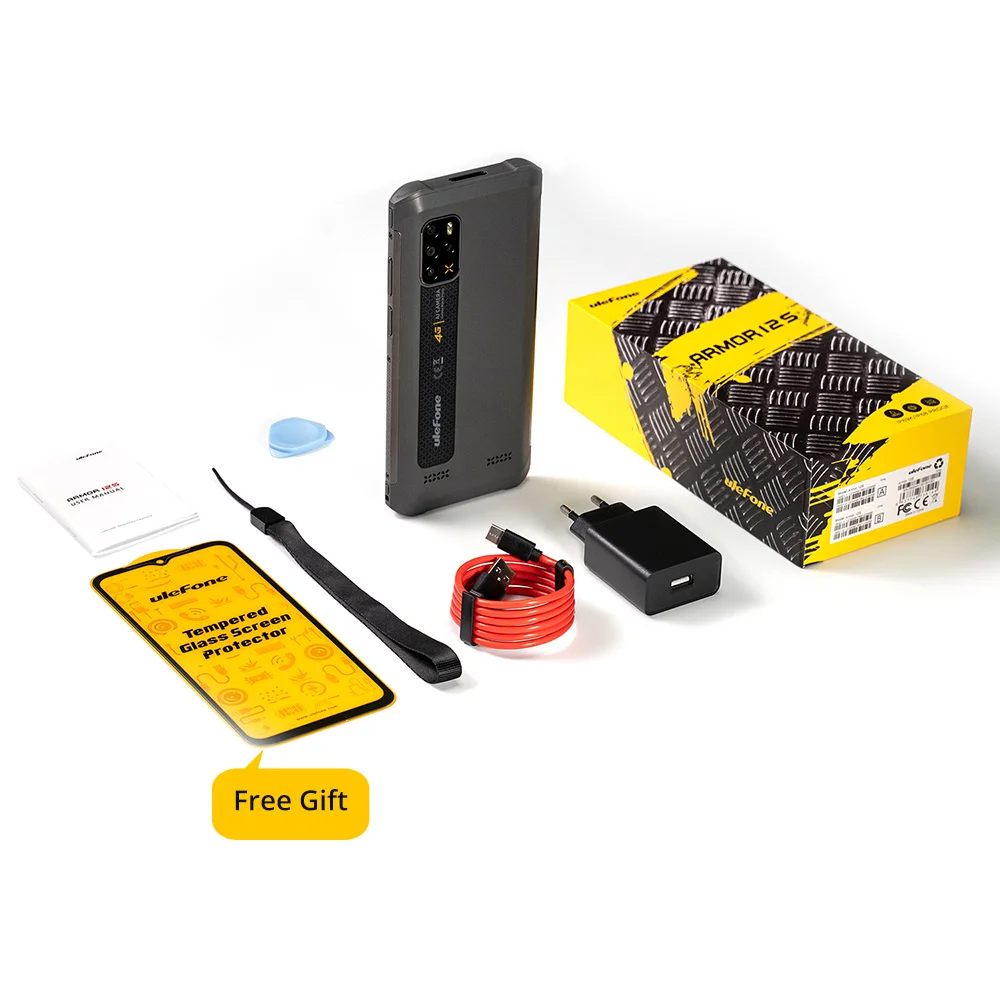 Ulefone Armor 12S Android 12 8GB+128GB  Rugged Smartphone Helio G99 4G Mobile Phones 50MP 5180mAh Waterproof global version