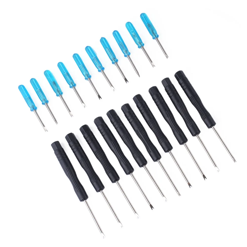 Watch Repair Screwdriver Steel+Plastic Strap Buckle Remover V-type Spare Parts Special 10pcs Repair Tool Replacement