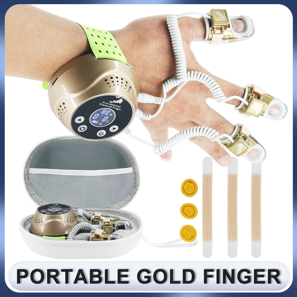 

Electric Golden Finger Face Lifting Microcurrent Golden Finger EMS Beauty Machine Gravitational Diamond Finger Body Relax