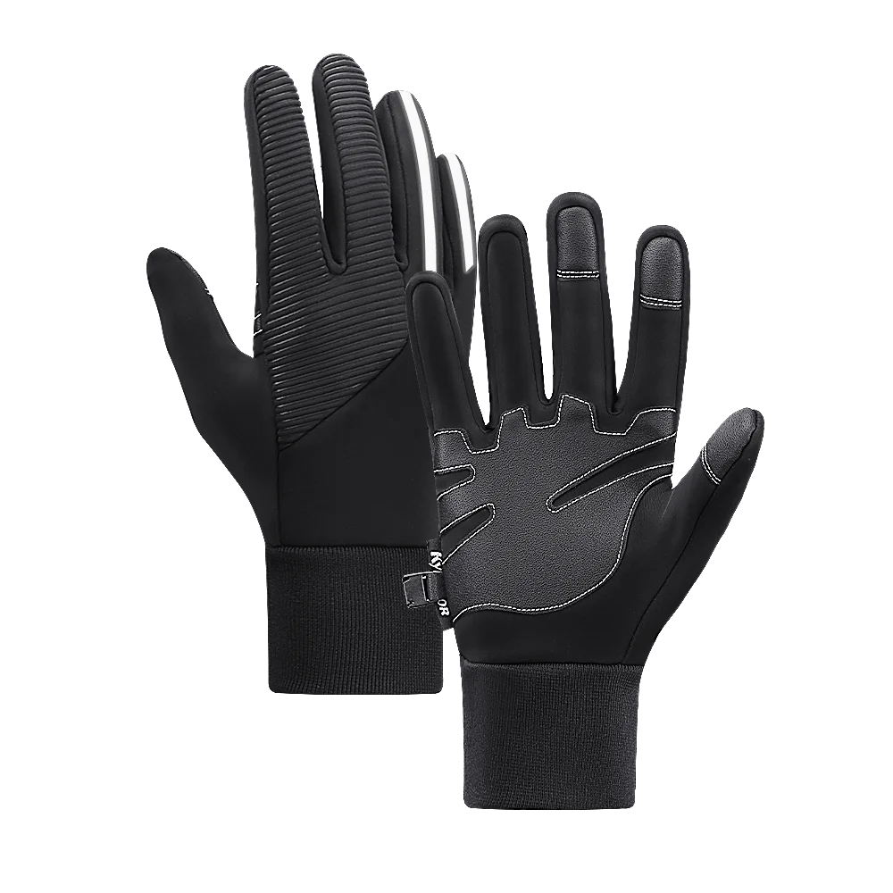 

Водонепроницаемые зимние велосипедные перчатки, ветрозащитные противоскользящие уличные спортивные лыжные зимние перчатки, теплые перчатки для велоспорта, бега