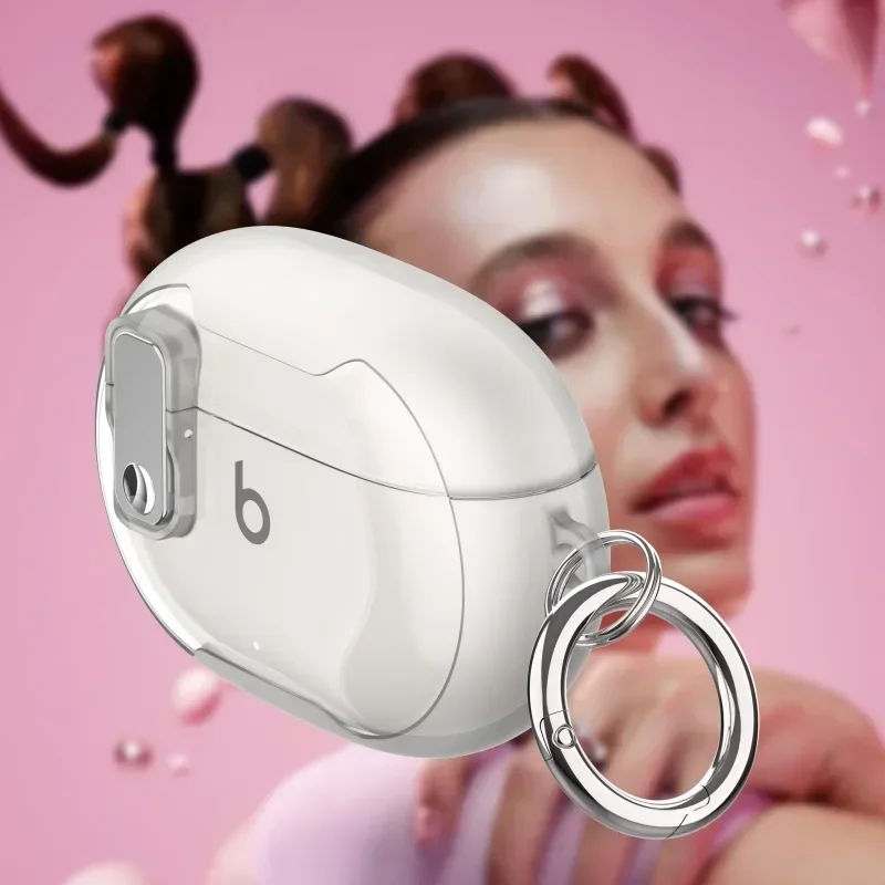 Luxury Shockproof Earbud Case with Keychain