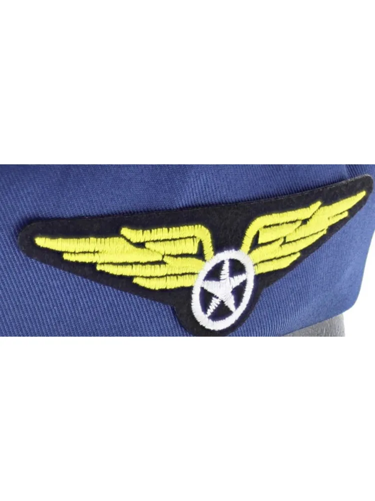 PESENAR Pilot Hat Pilot costume accessories suitable for adult and teen Captain Halloween party cosplay supplies play