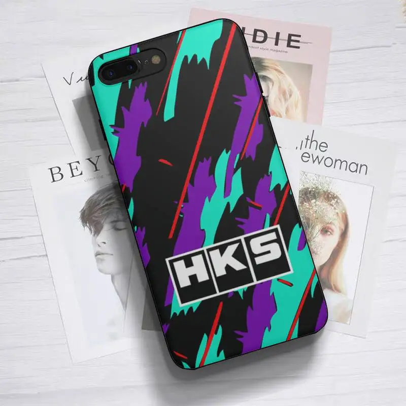 13 pro max cases Sports Car HKS JDM Accessories Phone Case Fundas Shell Cover For Iphone 6 6s 7 8 Plus Xr X Xs 11 12 13 Mini Pro Max iphone 13 pro phone case