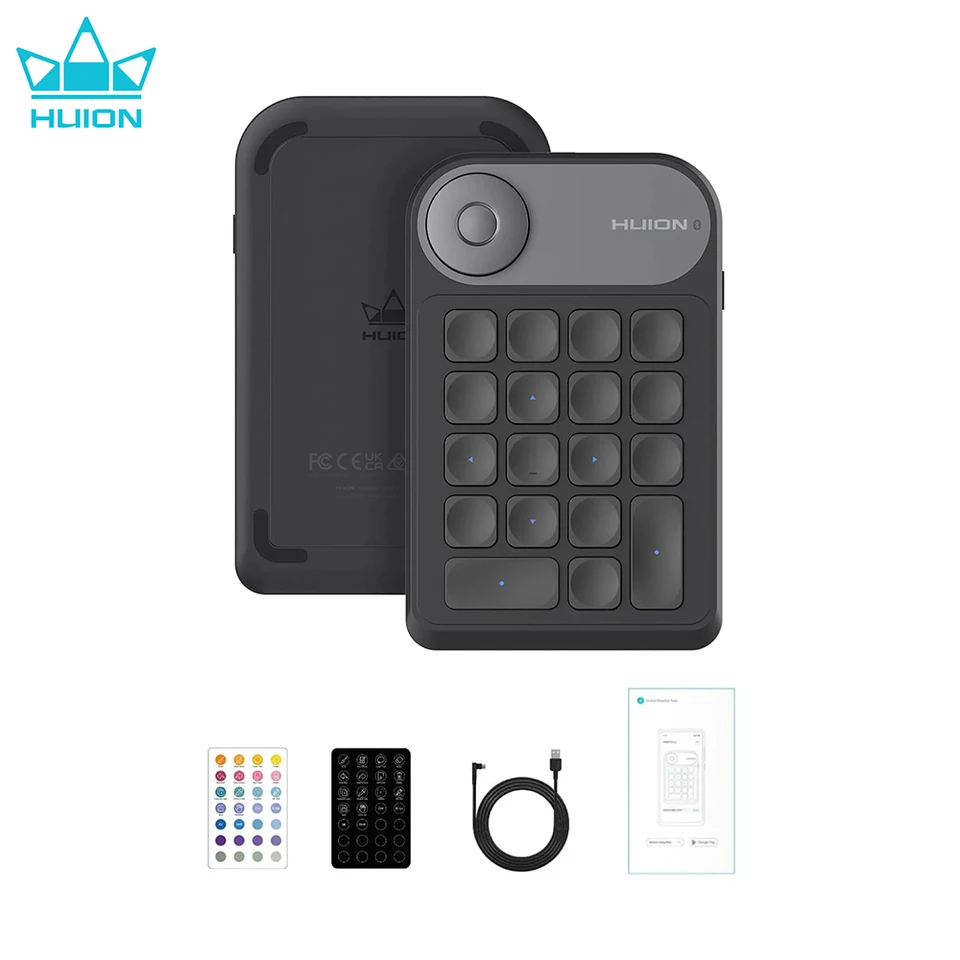Huion Keydial Mini Bluetooth Wireless Keyboard for Creatives