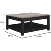 Coffee Tables Altra Carver Coffee Table Brings Chic Style to Your Living Room or Family Room.No Assembly Required Serving Center 4