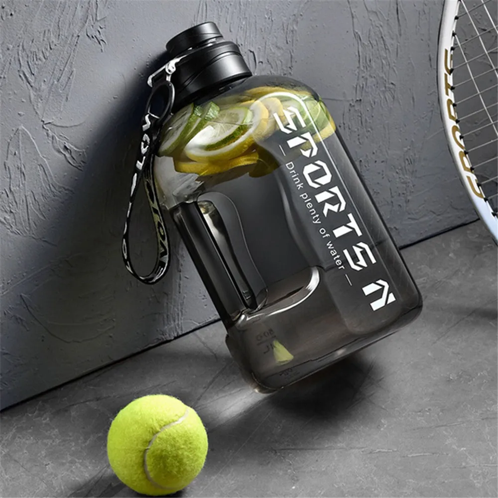 1.7L Water Bottle Gym Cycling Cup Precise Scale Portable Large Capacity Camping Sport Fitness Training 1PCS sports water bottle,portable water bottle