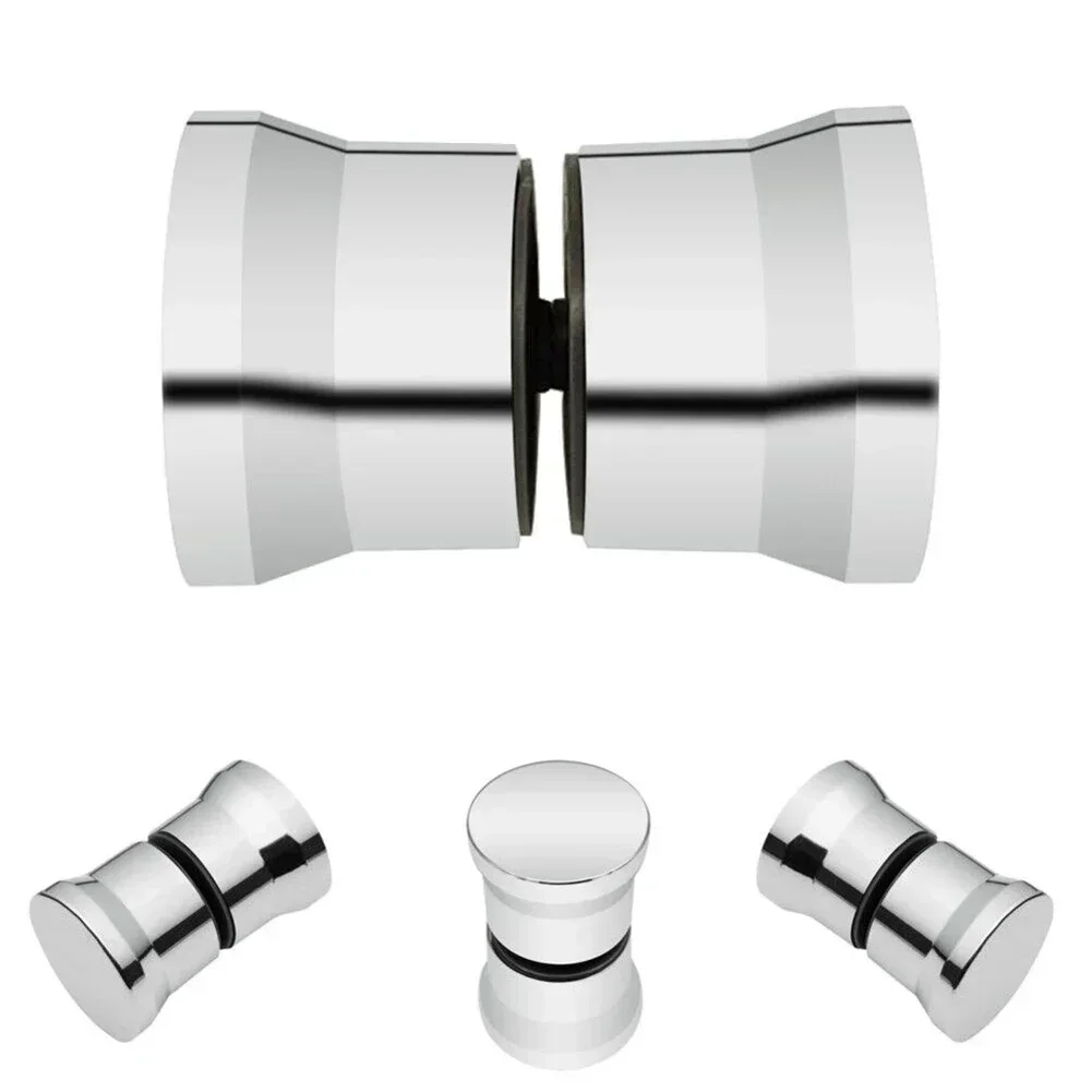1pc ABS Single Hole Shower Glass Door Handle door handles cabinet handles shower handle shower handles Wine Cabinet Handle Bathroom Glass Door Replacement Home Hardware