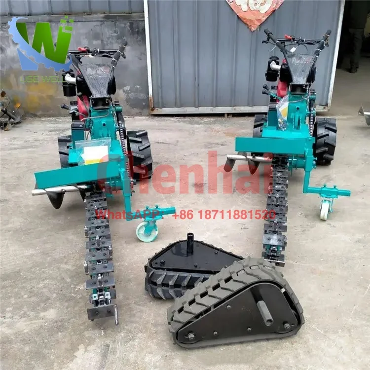 

trencher ditcher single double chain ditch digging machine hand-plush agriculture farm garden ditching witch machine