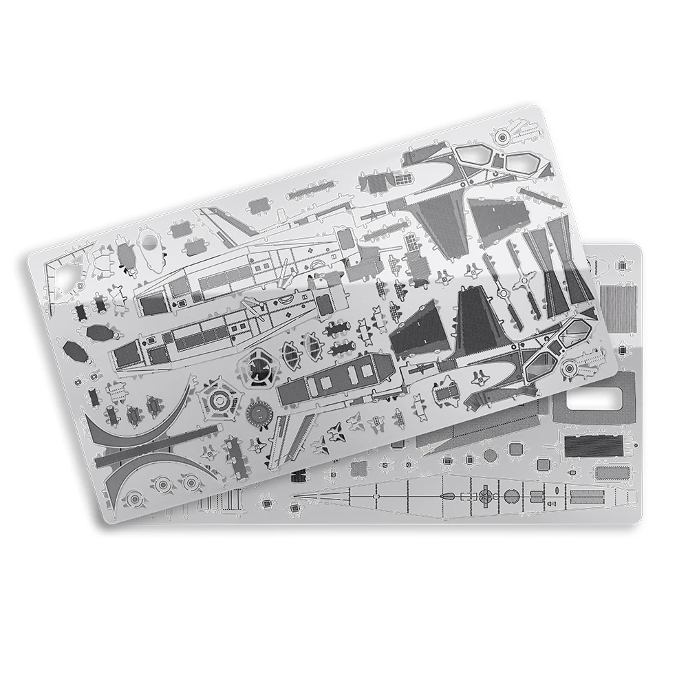 Piececool 3D Metal Puzzles WUZHI-10 Helicopter Model Kits DIY Jigsaw for Teen Brain Teaser Toys for Adult 6