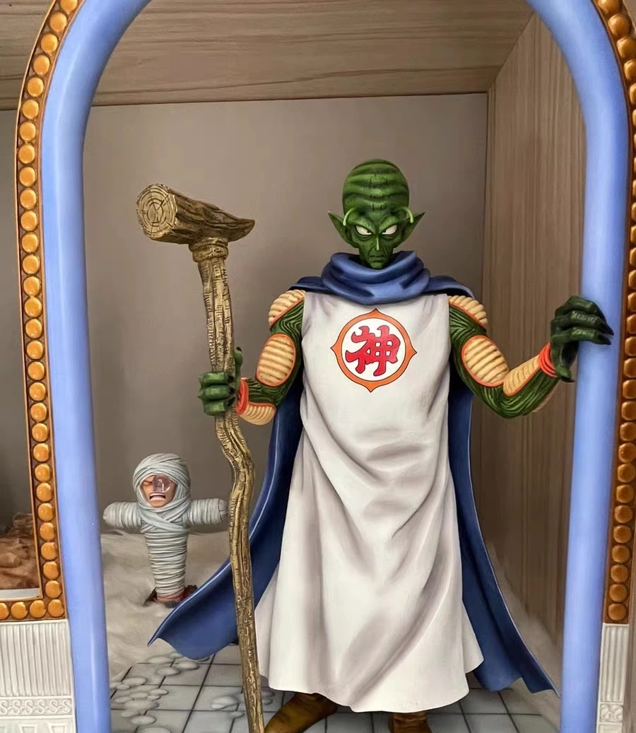

29cm Dragon Ball Anime Figure Kami Piccolo Senile Morphology Collection Statue Periphery Display Boys PVC Model Doll Gift Toys