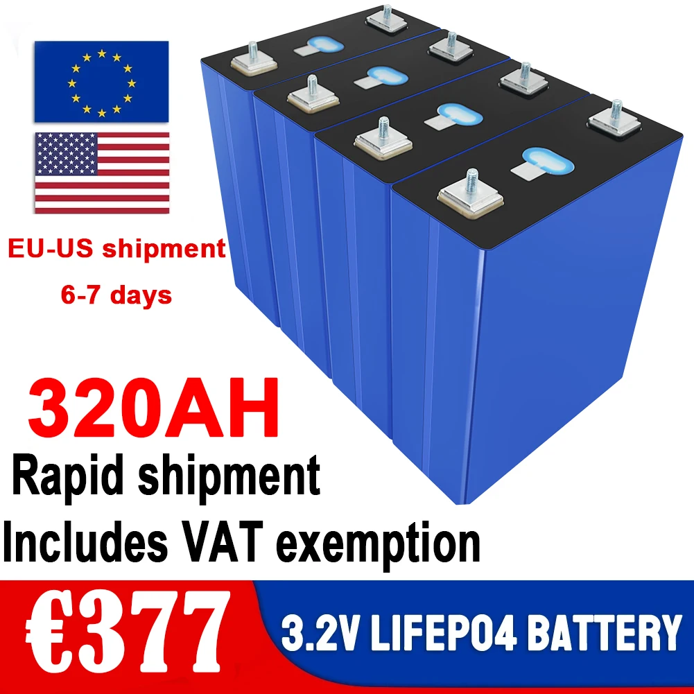 

Аккумуляторные батареи Lifepo4 класса А 3,2 Ач 12 В, литий-железо-фосфатные элементы для самостоятельной сборки, солнечная система