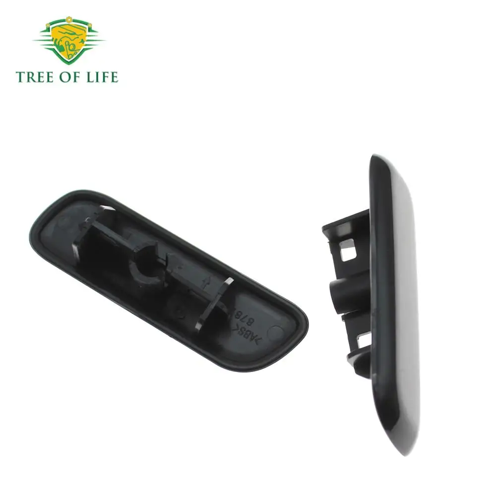 블랙 그레이 앞 범퍼 헤드라이트 워셔 스프레이 노즐 커버 캡 RH LH, 미쓰비시 파제로 V97 V93 몬테로 8264A027 8264A028