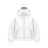 Balaclava Men Zip Hoodie Winter Warm Casual Sweatshirt Y2K with Hooded Face Mask Zipper Design Sports Jacket Outdoor Activities 3