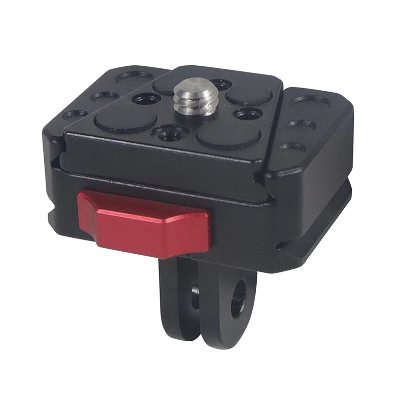 Quick Release Mount Plate Board Anti-shake Clamp V Port for GoPro13 Insta360 DJI