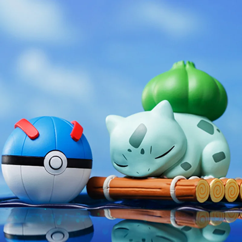 Anime Figure Charmanders Squirtles Slowpoke Psyduck Pokemon Holiday Series Action Figures Bambole Pokemon Anime Figure Toys Regali