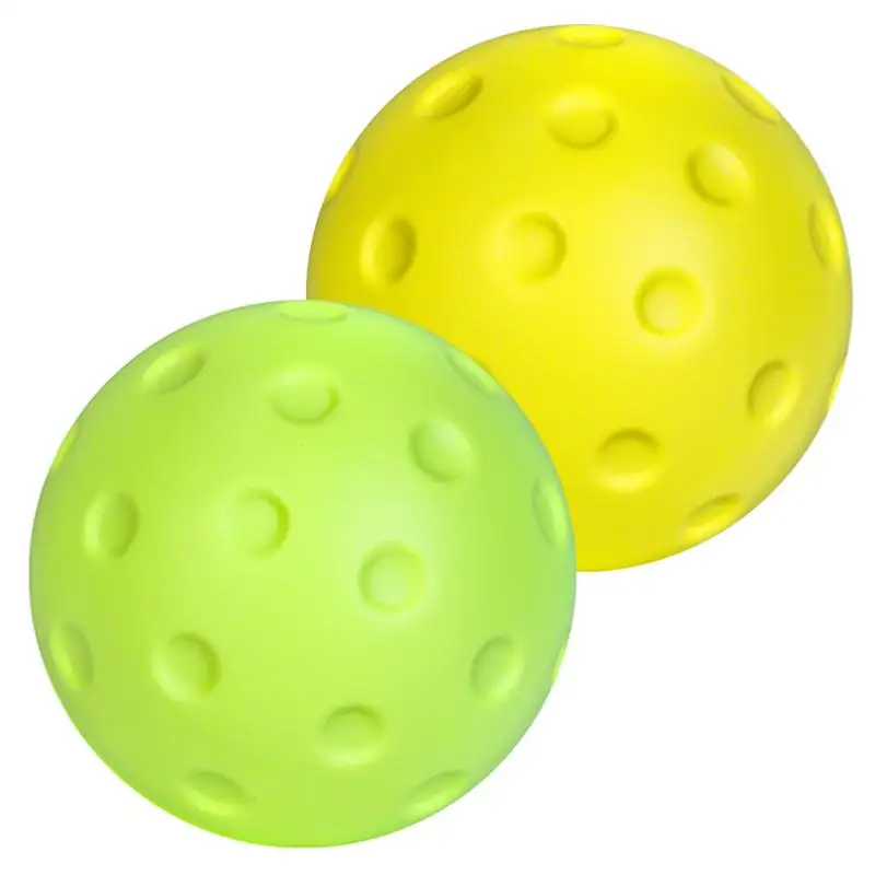 Pickleball Practice Standard Ball Soft PU Pickleball Ball Standard Size Beginners Professionals Warm-up Solution Indoor Outdoor